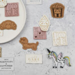 Diy Stoffe Inspiration 610s Label Patch Hund Dackel Leo Icecream Popcorn Croissant Love Herz Einhorn