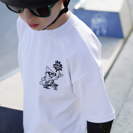 Diy Stoffe Outfit 582k Plott Nacho Snack Attack Shirt Schelmy Loose Fit Folie Schwarz