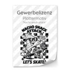 Lizenz Nacho Snack Attack Plottermotiv Diy Stoffe