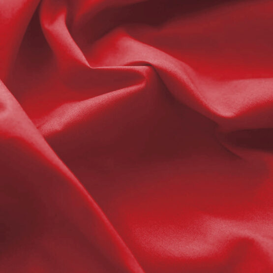 Popeline Duenner Baumwollstof Rot 3