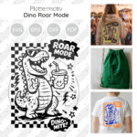 Roar Mode Dino Mite Diy Stoffe 1