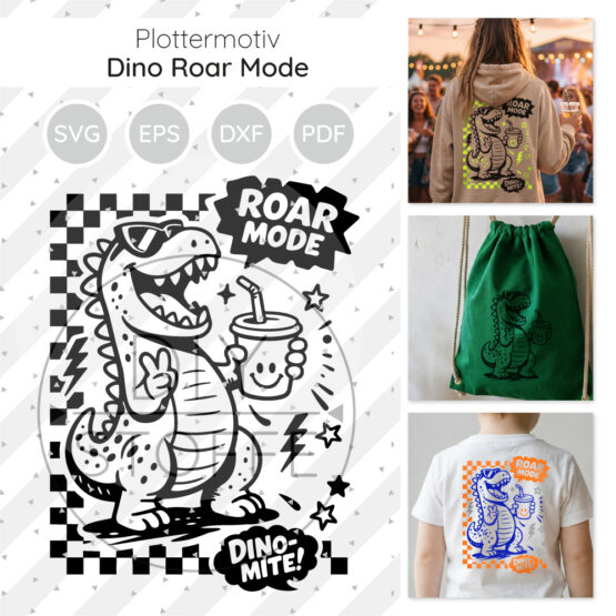 Roar Mode Dino Mite Diy Stoffe 1