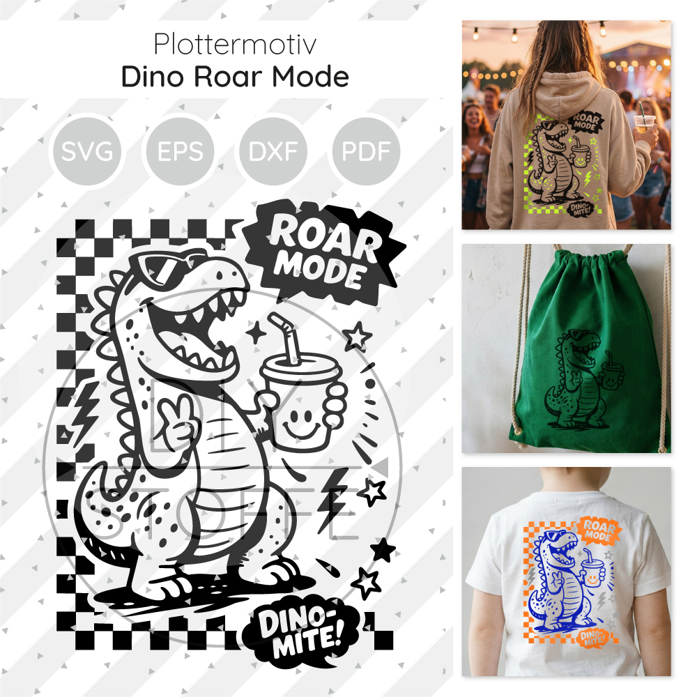 Roar Mode Dino Mite Diy Stoffe 1 Roar Mode Dino Mite Diy Stoffe 1