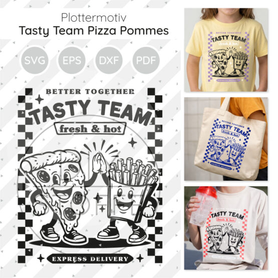 Tasty Team Pommes Pizza Diy Stoffe