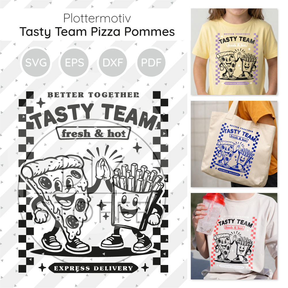 Tasty Team Pommes Pizza Diy Stoffe Tasty Team Pommes Pizza Diy Stoffe