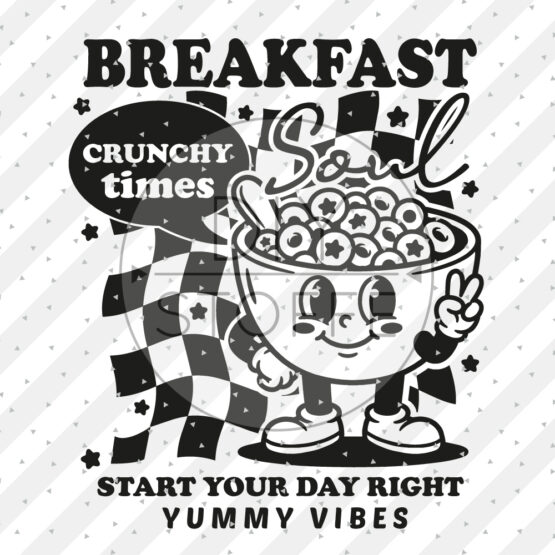 Breakfast Soul Plottermotiv Diy Stoffe