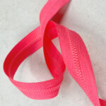 Endlos Kunststoffreissverschluss 3 Mm Neon Rosa Nicht Teilbar 1