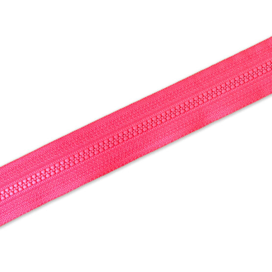 Endlos Kunststoffreissverschluss 3 Mm Neon Rosa Nicht Teilbar