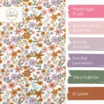 Farbkombi Popeline Copper Millefleur