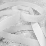 Klettband 20mm Weiss 2