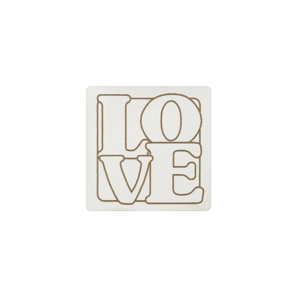 Label Love 40 X 40 Mm Cremeweiss Label Love 40 X 40 Mm Cremeweiss
