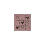 Label „XOXO“ – 35 x 35mm – Rosé