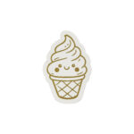 Label Cute Icecream 33 X 49 Mm Cremeweiss