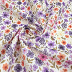 Popeline Leichter Baumwollstoff Bluetenmeer 3