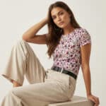 Single Jersey Amazing Berry Flowers Shirt 1 Kif