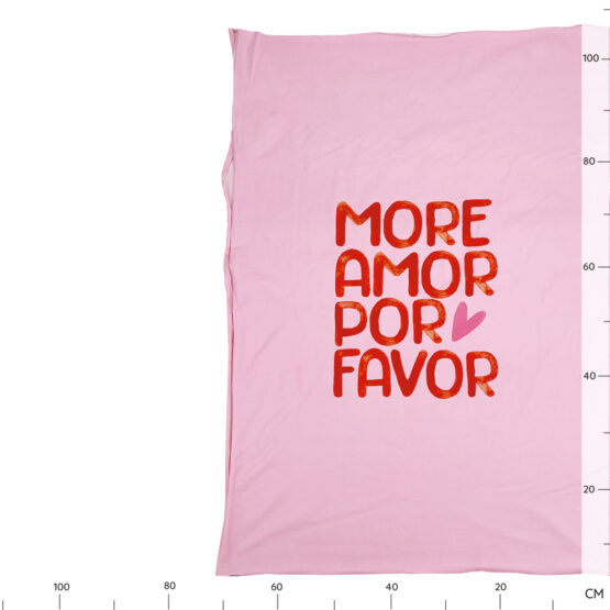 Single Jersey More Amor Por Favor Rosa 2