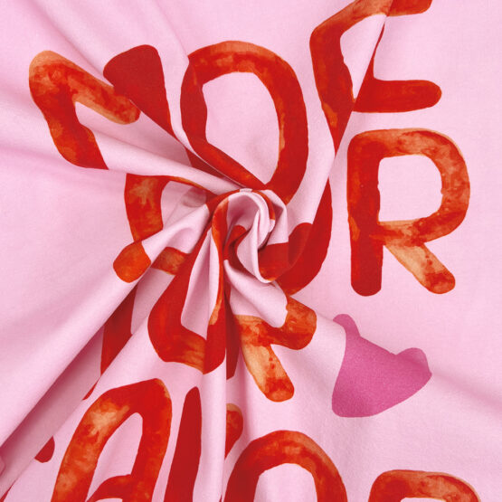 Single Jersey More Amor Por Favor Rosa 3