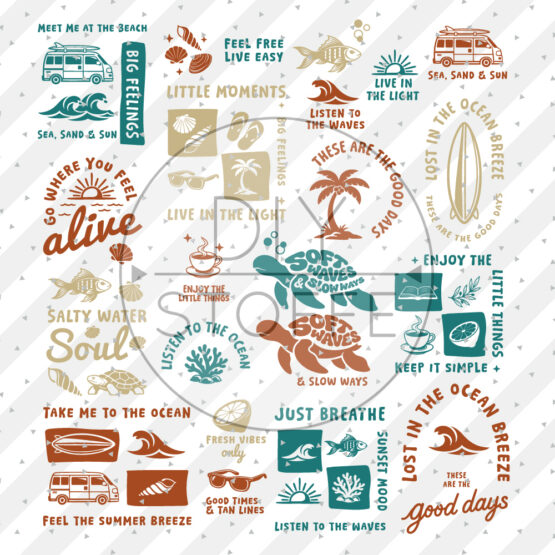Beach Moments Plottermotiv DIY Stoffe
