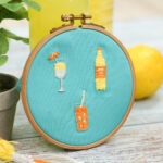Diy Stoffe Outfit Inspiration Sticken Stickset Cold Drinks Stickrahmen3