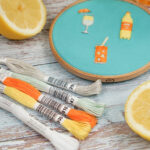 Diy Stoffe Outfit Inspiration Sticken Stickset Cold Drinks Stickrahmen7
