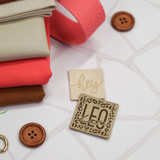 DIY Stoffmix - Label - Knopf