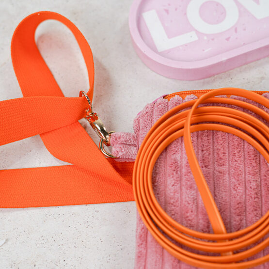 Diy Stoffe Inspiration 611u Tablettasche Kosmetiktasche Pink Orange