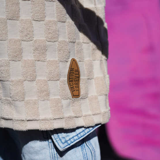 Diy Stoffe Outfit 583g Shirt Loose Fit Kids Frottee Check Label