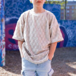 DIY Stoffe Outfit - Shirt Loose Fit - Kids - Frottee Check