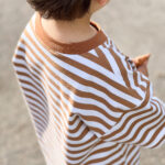 DIY Stoffe Outfit - Shirt Loose Fit - Kids - Zimt Streifen