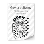 Lizenz I Bloom My Way Plottermotiv Diy Stoffe