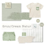 Moodboard Farpaket Baby Gruen Cream Natur Diy