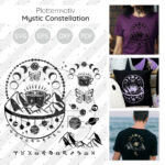 Mystic Constellation Mix Plottermotive Diy Stoffe