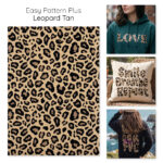 Plotterfolie Leopard Tan