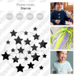 Sterne Plottermotiv Diy Stoffe 1