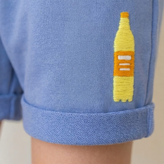 Stickmotiv Cold Drinks Limo Flasche Shorts Kind Kik
