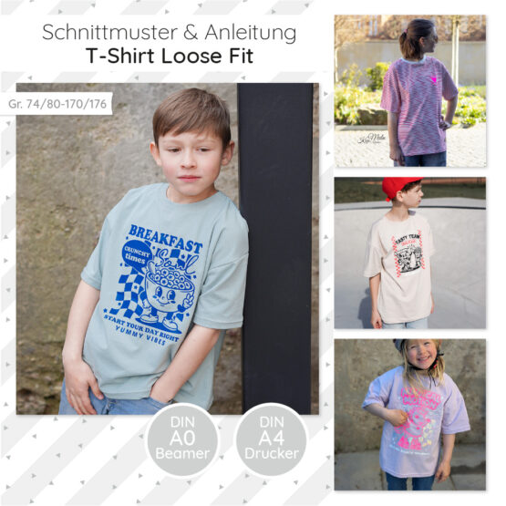 T Shirt Loose Fit Kids Startbild Diy Stoffe 01