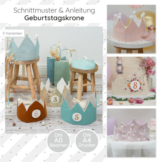 Geburtstagskrone Startbild Diy Stoffe