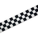 Gurtband 38 Mm Schachbrett Karo Schwarz Weiss