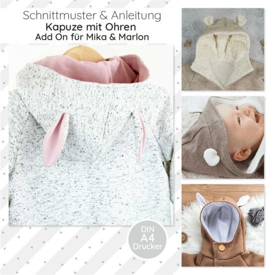 Kapuze Mit Ohren Add On Fuer Mika Marlon Startbild Diy Stoffe 01