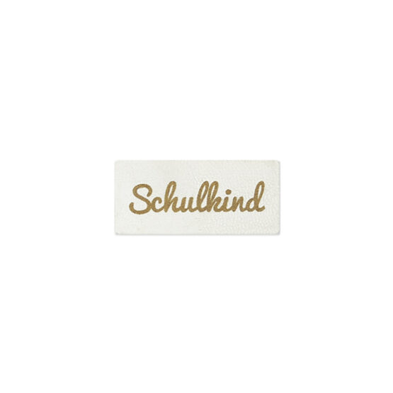 Label Schulkind 25 X 40 Mm Cremeweiss