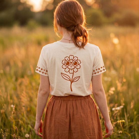 Plottermotiv I Bloom My Way Texas Orange Kif