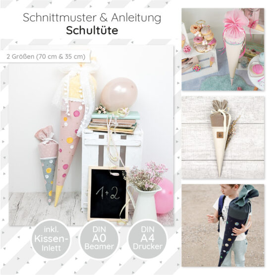 Schultuete Startbild Diy Stoffe