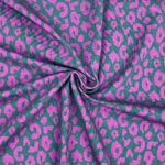 Single Jersey – Leo – Dunkle Jade/Cassis