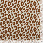 Single Jersey Leo Sand Beige Dunkles Karamell