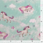 Single Jersey Unicorn Iced Mint