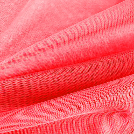 Tuellstoff Neon Koralle 2