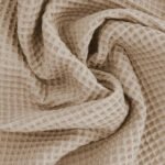 Waffelpique Light Dusty Beige 1