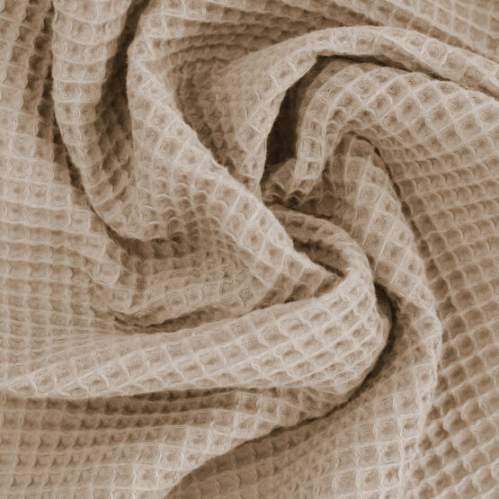 Waffelpique Light Dusty Beige 1