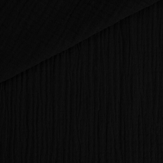 Musselin Schwarz 155 Cm1