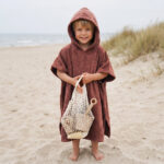 Badeponcho Baddie Frottee Kupferbraun Kik